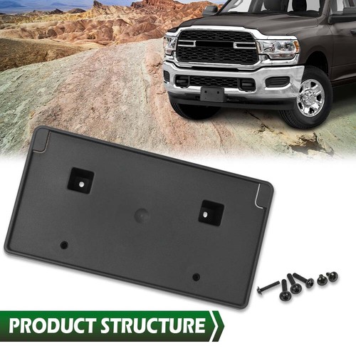 Front license plate bracket - front,
